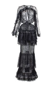 XaXa - Sensuous Lace Long Dress