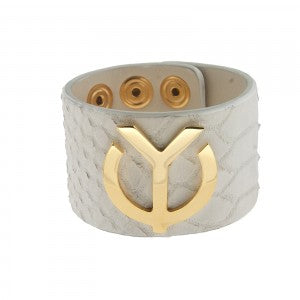 YC Signature Leather Bracelet