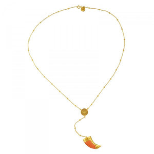 YC Hope and Dreams Necklace Orange Gold